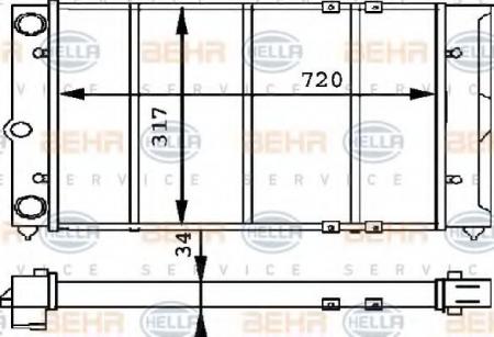 KUEHLER, LAENGE  720 MM 8MK376715281