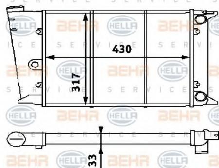 KUEHLER, LAENGE  430 MM 8MK376715291