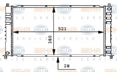 KUEHLER, LAENGE  522 MM 8MK376715651