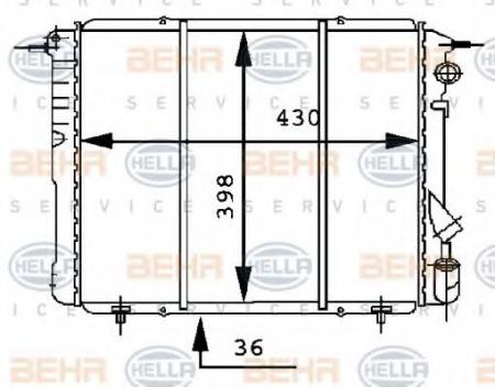 KUEHLER, LAENGE  430 MM 8MK376716191