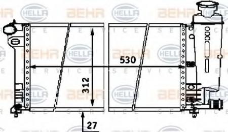 KUEHLER, LAENGE  530 MM 8MK376716451