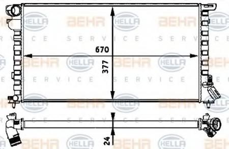 KUEHLER, LAENGE  670 MM 8MK376717631