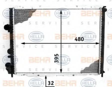 KUEHLER, LAENGE  480 MM 8MK376717771