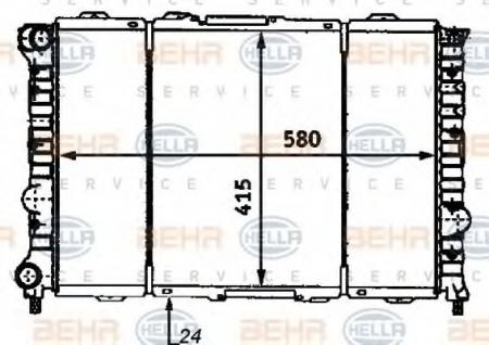 KUEHLER, LAENGE  580 MM 8MK376718091