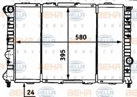 KUEHLER, LAENGE  580 MM 8MK376718111