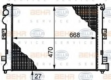 KUEHLER, LAENGE  668 MM 8MK376719231