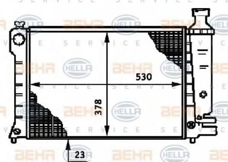 KUEHLER, LAENGE  530 MM 8MK376719411