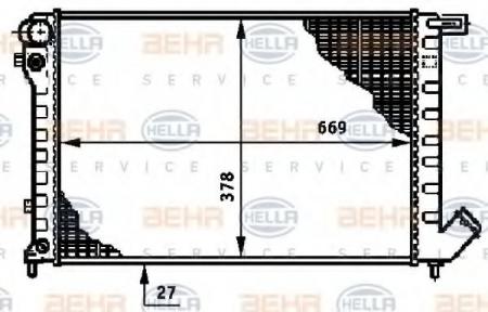 KUEHLER, LAENGE  669 MM 8MK376720241