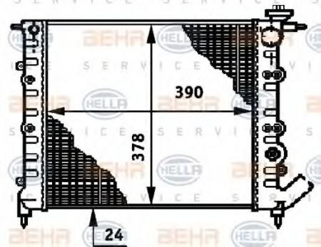 KUEHLER, LAENGE  390 MM 8MK376720521