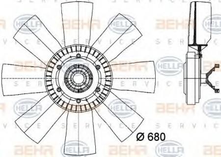 LUEFTER,  680 MM 8MV376727101