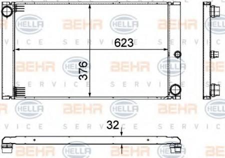    BMW: 7 (E65, E66) 730 LD/730 D/745 D 01- 8MK376727-661