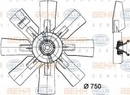 LUEFTER,  750 MM 8MV376728171