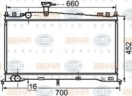 KUEHLER, LAENGE  702 MM 8MK376750261