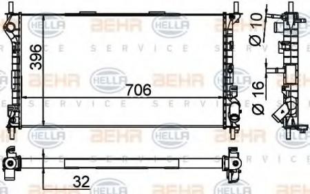 KUEHLER, LAENGE  706 MM 8MK376756581