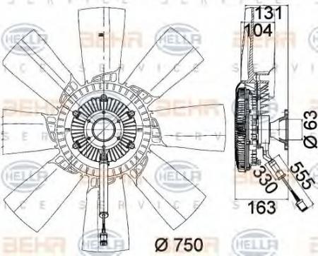 LUEFTER,  750 MM 8MV376758281