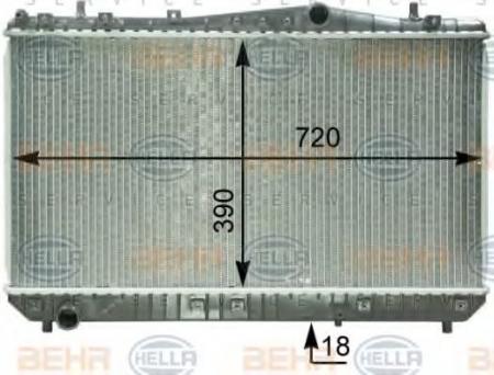 KUEHLER, LAENGE  720 MM 8MK376762631