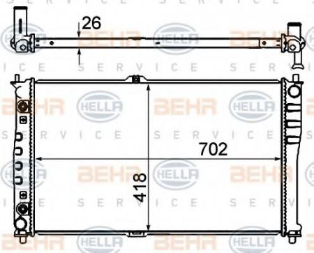 KUEHLER, LAENGE  720 MM 8MK376763581