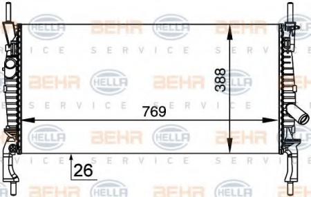  FORD TRANSIT 2.3/2.2D/2.4D 06-    8MK 376 764-411