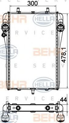 KUEHLER, LAENGE  300 MM 8MK376765141