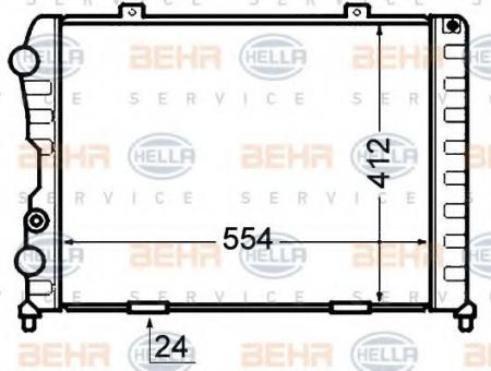 KUEHLER, LAENGE  554 MM 8MK376766001