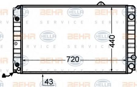 KUEHLER, LAENGE  720 MM 8MK376766181