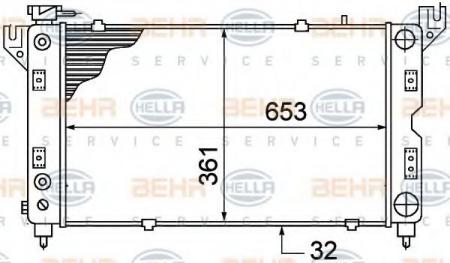 KUEHLER, LAENGE  664 MM 8MK376766521