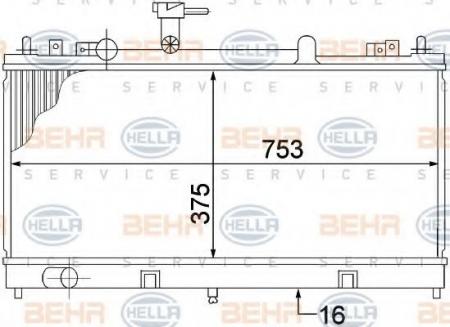 KUEHLER, LAENGE  375 MM 8MK376769671