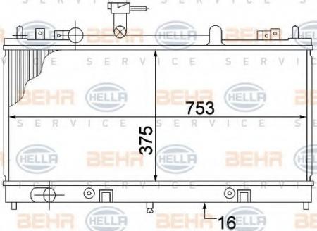 KUEHLER, LAENGE  375 MM 8MK376769681