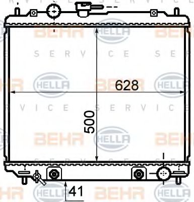 KUEHLER, LAENGE  500 MM 8MK376770161