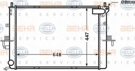 KUEHLER, LAENGE  648 MM 8MK376772211