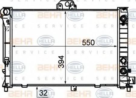 KUEHLER, LAENGE  550 MM 8MK376772361