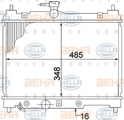 KUEHLER, LAENGE  488 MM 8MK376773461