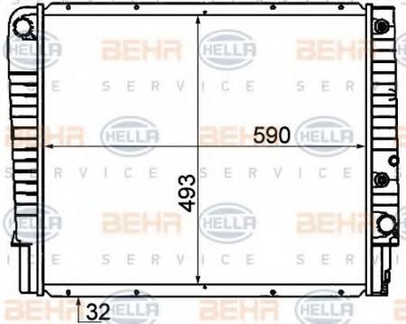 KUEHLER, LAENGE  590 MM 8MK376774211