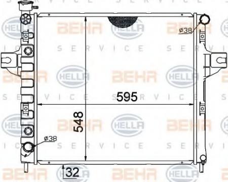 KUEHLER, LAENGE  595 MM 8MK376774251