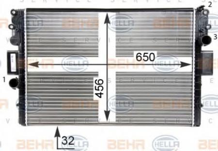 KUEHLER, LAENGE  650 MM 8MK376774421