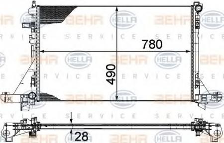 KUEHLER, LAENGE  780 MM 8MK376787421