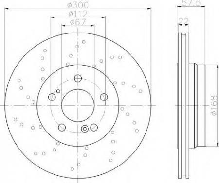 BREMSSCHEIBE 8DD355110151