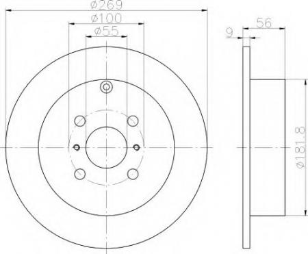 BREMSSCHEIBE 8DD355110481