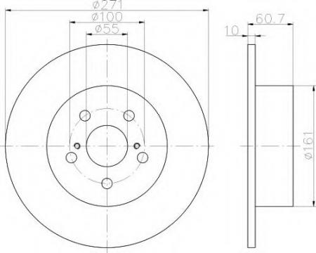 BREMSSCHEIBE 8DD355110541