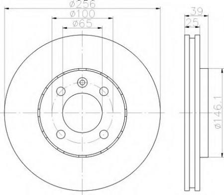 BREMSSCHEIBE 8DD355110621