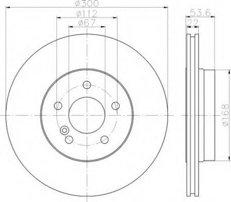 BREMSSCHEIBE 8DD355111841