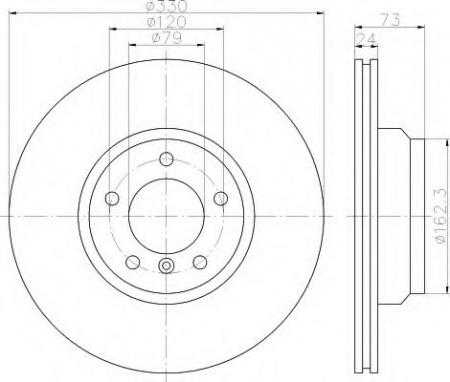 BREMSSCHEIBE 8DD355111941