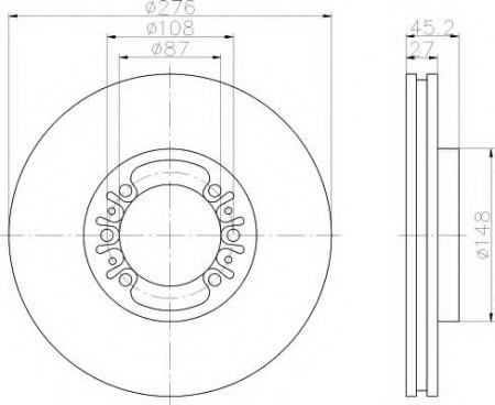 BREMSSCHEIBE 8DD355108511