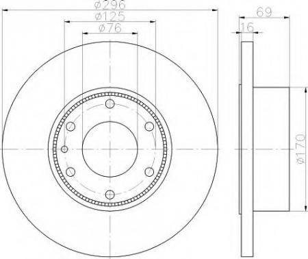 BREMSSCHEIBE 8DD355115521