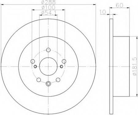 BREMSSCHEIBE 8DD355115661