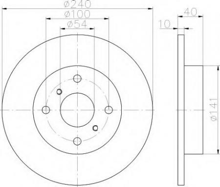 BREMSSCHEIBE 8DD355115761