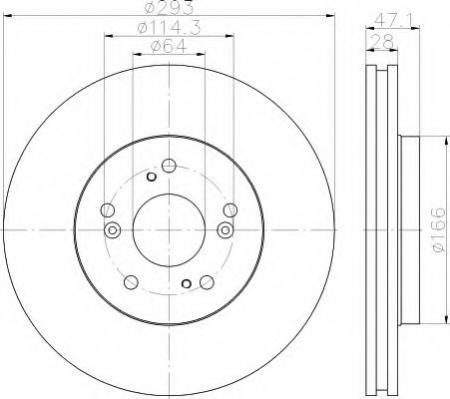 BREMSSCHEIBE 8DD355115941