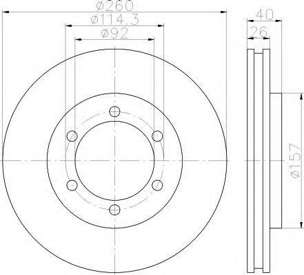 BREMSSCHEIBE 8DD355116001