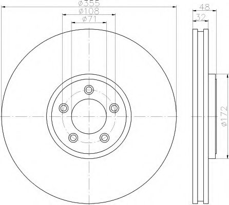 BREMSSCHEIBE 8DD355116011