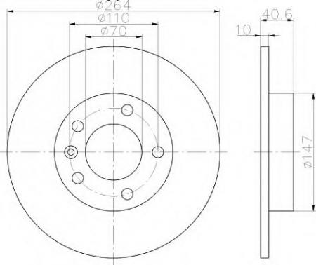 BREMSSCHEIBE 8DD355116021